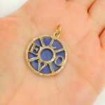Load image into Gallery viewer, KG77. 14K Solid Gold Love Circle Charm