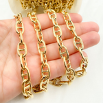 Load image into Gallery viewer, Y84GP. Gold Plated 925 Sterling Silver Marina Chain