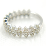 Load image into Gallery viewer, 14K Solid Gold Diamond Band Ring.