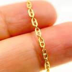 Load image into Gallery viewer,  14K Solid Gold Flat Marina Chain