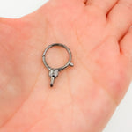 Load image into Gallery viewer, Sterling Silver Round Trigger Clasp
