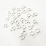 Load image into Gallery viewer, Sterling Silver Spring Ring Clasp