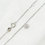 Load image into Gallery viewer, NT112828. 14K Solid Gold Diamond Dangle Necklace
