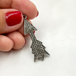 Load image into Gallery viewer, DC206. Diamond Sterling Silver Arrow Pendant