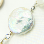 Load image into Gallery viewer, Coin Shape Freshwater Pearl Wrap Chains