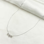 Load image into Gallery viewer, NT112020. 14K Solid Gold Diamond 3 Leaf Necklace