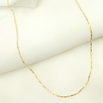 Load image into Gallery viewer, 14K Solid Gold Bars Chain