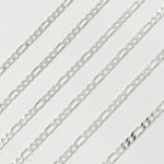 Load image into Gallery viewer, Shop Sterling Silver Flat Figaro Chain