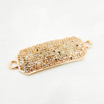 Load image into Gallery viewer, DC959. Diamond Sterling Silver Octagon Connector