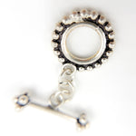 Load image into Gallery viewer, Buy White Sterling Silver Toggle Clasp