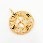 Load image into Gallery viewer, 14K Solid Gold Round Pendants