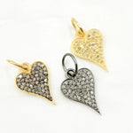 Load image into Gallery viewer, Buy Diamond Sterling Silver Heart Pendant