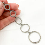 Load image into Gallery viewer, Shop Now Diamond Sterling Silver Round Long Pendant