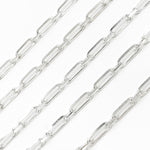 Load image into Gallery viewer, Buy Now Sterling Silver Diamond Cut Paperclip Chain