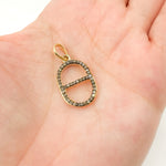 Load image into Gallery viewer, Diamond Sterling Silver Mariner Charm