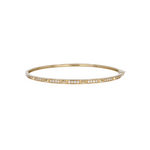 Load image into Gallery viewer, DBG00214. 14K Solid Gold Diamond Bangle