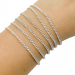 Load image into Gallery viewer, X19SS. Sterling Silver Curb Link Chain