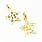 Load image into Gallery viewer, DP776. Diamond Sterling Silver Star Pendant