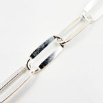 Load image into Gallery viewer, Silver Flat Paperclip Chain