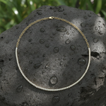 Load image into Gallery viewer, NFS71713. 14K Solid Gold Diamond Tennis Choker Necklace