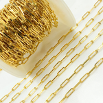 Load image into Gallery viewer, Gold Plated 925 Sterling Silver Diamond Cut Paperclip Chains