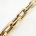Load image into Gallery viewer, Shop Now 14K Solid Hollow Gold Smooth Paperclip Chain