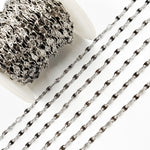 Load image into Gallery viewer, Sterling Silver Diamond Cut Marina Link Chain