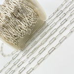 Load image into Gallery viewer, Sterling Silver Flat Paperclip Chains