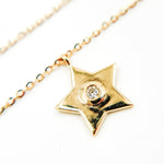 Load image into Gallery viewer, 14K Solid Gold Diamond and Emerald Mix Shapes Fancy Necklace