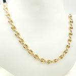 Load image into Gallery viewer, 14K Solid Yellow Gold Marina Style Link Chain