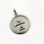 Load image into Gallery viewer, Buy Silver Round Arrow Pendants