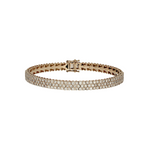 Load image into Gallery viewer, BNR68514. 14K Solid Gold Bangle with Diamonds