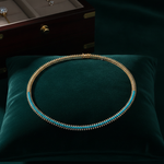 Load image into Gallery viewer, NFP72500. 14K Solid Gold Diamond and Gemstone Fancy Necklace