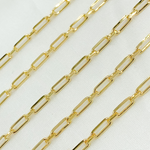 Load image into Gallery viewer, Gold Plated 925 Sterling Silver Short & Long Oval Link Chains