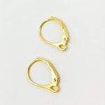 Load image into Gallery viewer, Buy Gold Plated Sterling Silver Lever Back Ear Wire