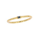 Load image into Gallery viewer, RAA01545. 14K Solid Yellow Gold Solo Baguette Ring