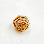Load image into Gallery viewer, DC733. Diamond & Sterling Silver Round Bead