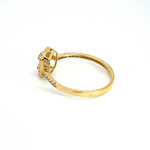 Load image into Gallery viewer, 14k Solid Gold Diamond Rectangle Ring.