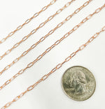 Load image into Gallery viewer, Rose Gold Filled Paperclip Chain. 2505RGF
