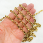 Load image into Gallery viewer, Buy Now Gold Plated Sterling Silver Hollow Round Link Chain.