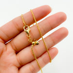 Load image into Gallery viewer, TRE004. 14k Solid Yellow Gold Wheat Chain