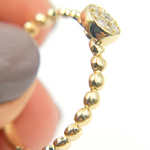 Load image into Gallery viewer, 14K Solid Gold Diamond Ring.