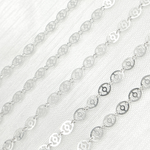 Load image into Gallery viewer, V16SS. 925 Sterling Silver Oval Pattern Chain