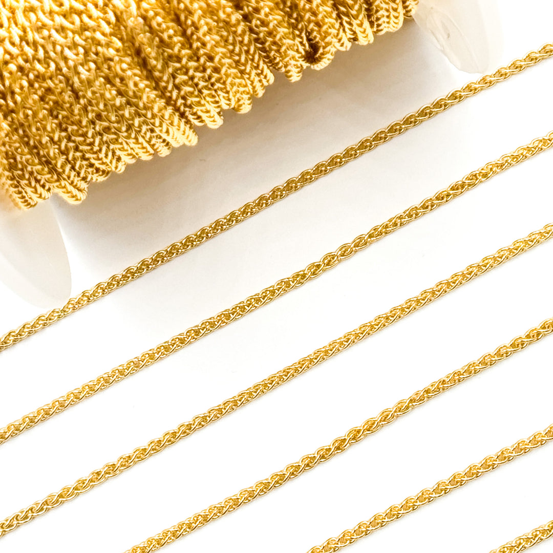 472GF. 14k Gold Filled Wheat Chain