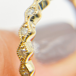 Load image into Gallery viewer, 14K Solid Gold Diamond Ring.