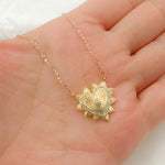 Load image into Gallery viewer, NFC71495. 14K Solid Gold Diamond Heart Necklace
