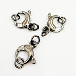 Load image into Gallery viewer, Black Rhodium Sterling Silver Clasp