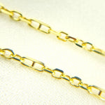 Load image into Gallery viewer, 14K Solid Gold Paperclip Marina Link Chain
