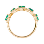Load image into Gallery viewer, RFF18418EM. 14K Solid Gold Diamond and Gemstone Ring