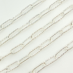 Load image into Gallery viewer, Sterling Silver Diamond Cut Paperclip Link Chains